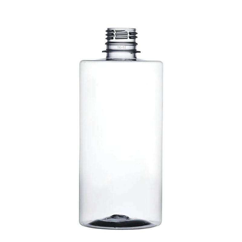 Frasco PET Ombro Reto Cristal 500ml Rosca 28/410 Embagel (01 unidade)