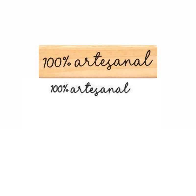 Carimbo P/ Artesanato 100% Artesanal Os Carimbeiros (01 unidade)