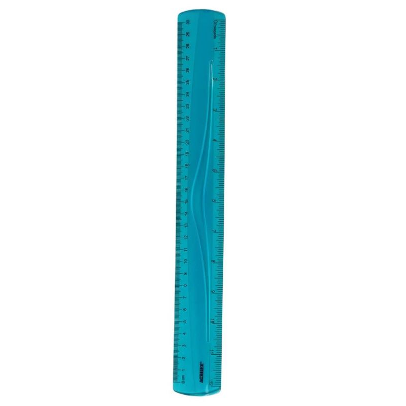 Régua Flexível 30cm Azul Acrilex (01 unidade)
