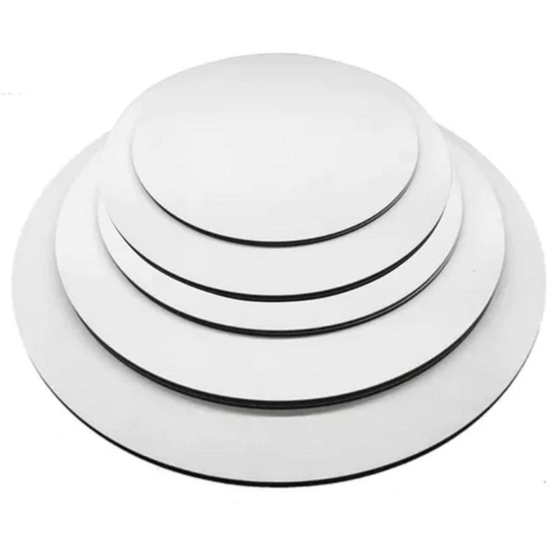 Tabuleiro de MDF Redondo C/ Pé 6MM Curifest (01 Unidade)-28cm