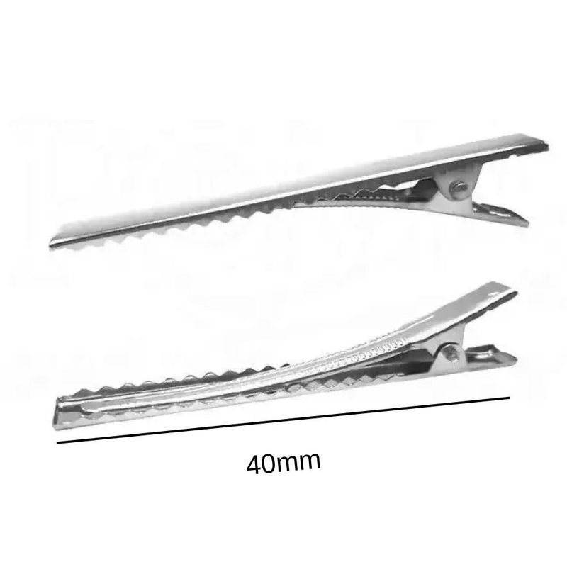 Presil Bico De Pato Prata 40mm NYCB (01 unidade)