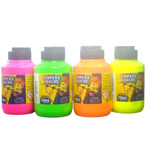 Tinta Tempera Guache Neon 250ml Acrilex (01 unidade)