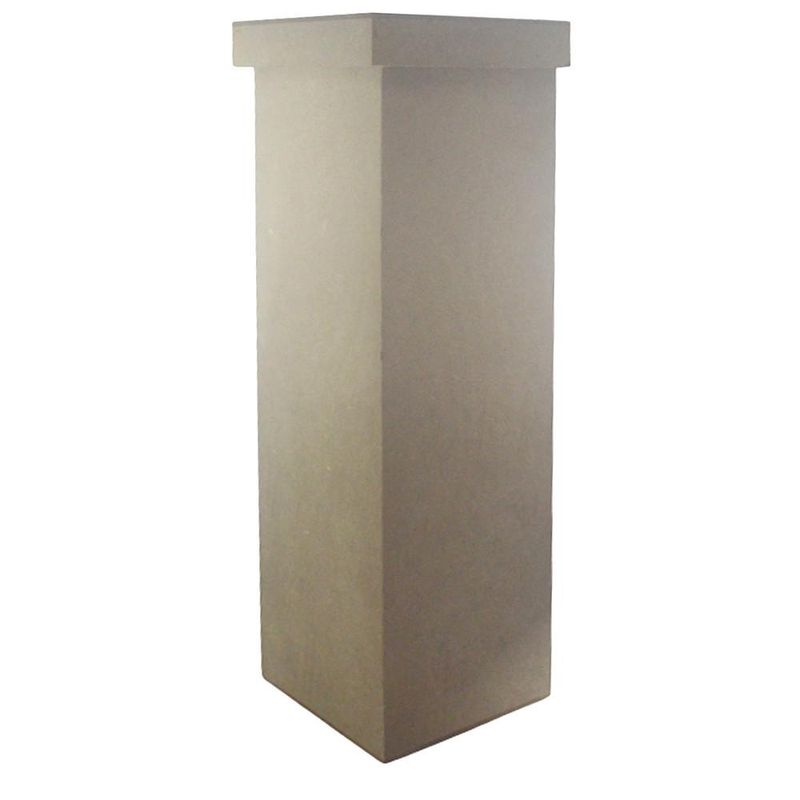Caixa de MDF P/ Garrafa de Vinho C/ Tampa Solta Lisa 10x10x36cm Ref.: LJ221 LJ Artesanatos (01 unidade)