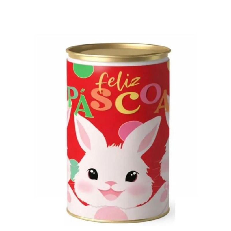 Lata P/ Ovo Felicita 350g Ref.: 18700850 10x18cm Cromus (01 unidade)