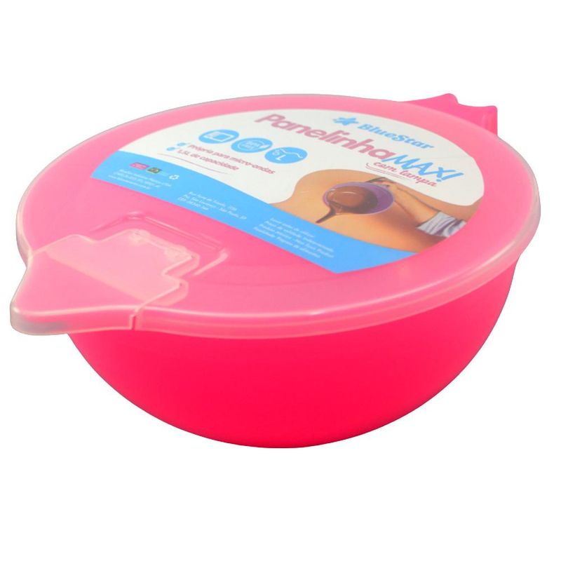 Panelinha de Polipropileno Rosa Pink C/ Tampa 1.5 Litros Max BlueStar (01 unidade)
