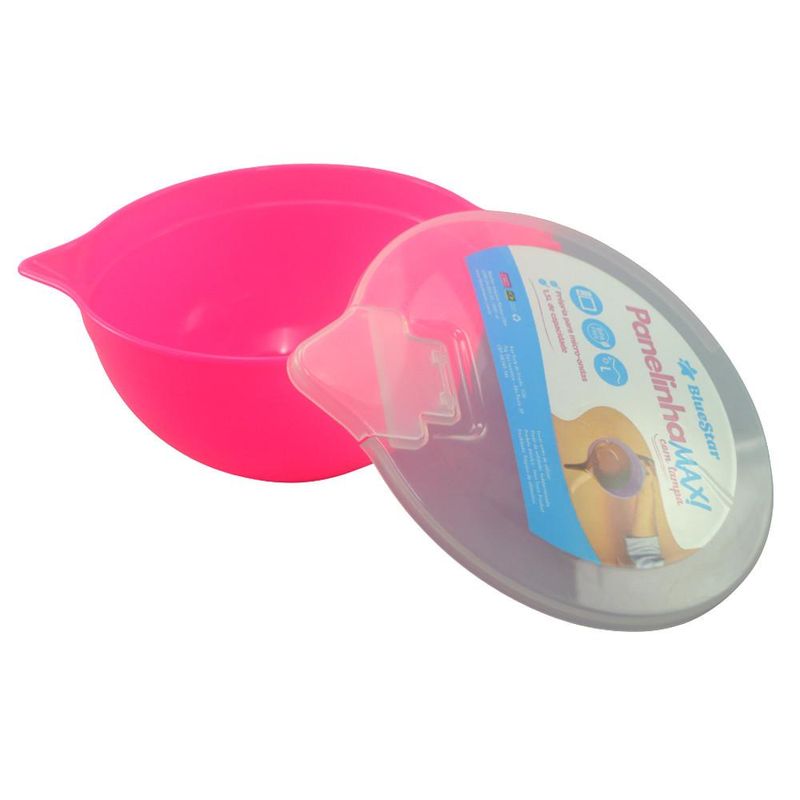 Panelinha de Polipropileno Rosa Pink C/ Tampa 1.5 Litros Max BlueStar (01 unidade)