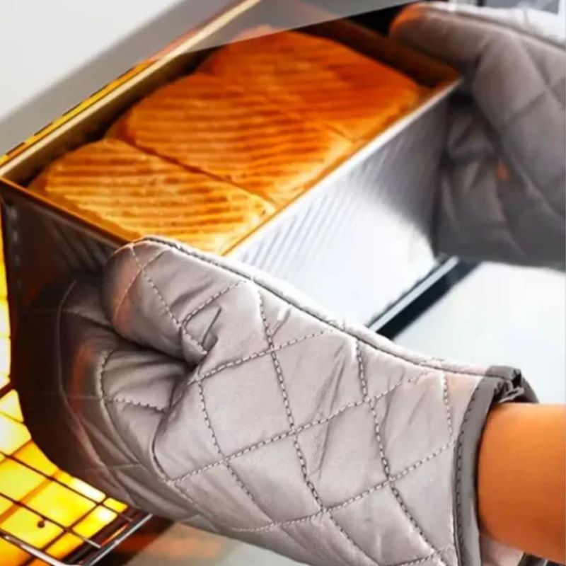 Luva Térmica de Algodão Prata 42cm Ref.: 019 Solrac (01 unidade)