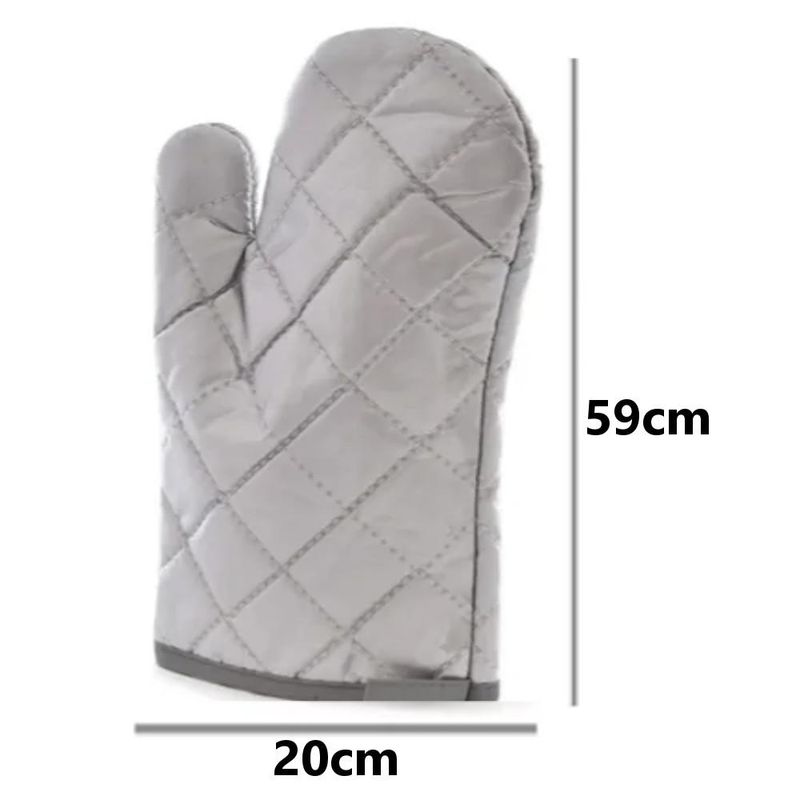 Luva Térmica de Algodão Prata 59cm Ref.: 018 Solrac (01 unidade)