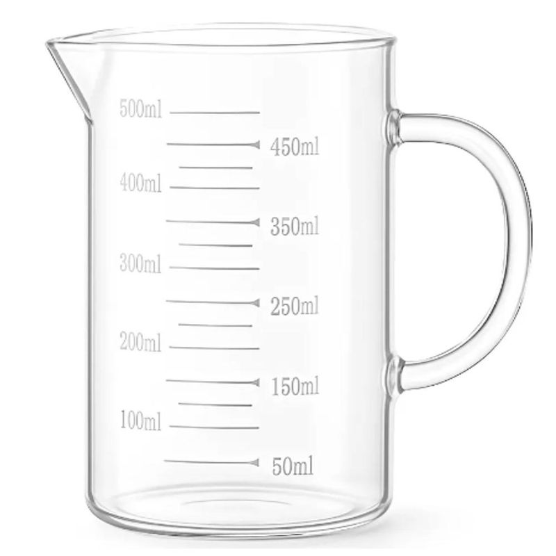 Jarra Medidora Vidro Borossilicato 500ml Rio Tijucas (01 unidade)
