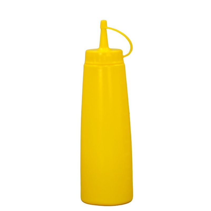 Bisnaga de Plástico Amarela Ref.: 070900 500ml Injetemp (01 unidade)
