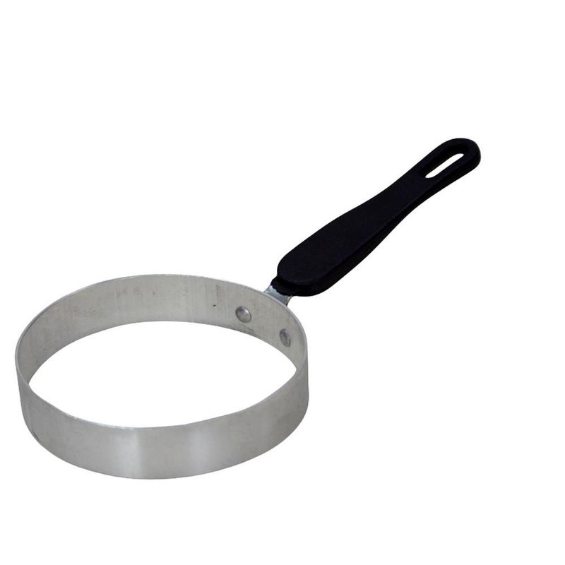 Aro de Alumínio P/ Ovo e Tapioca P 10x2cm Alumínio Circular (01 Unidade)