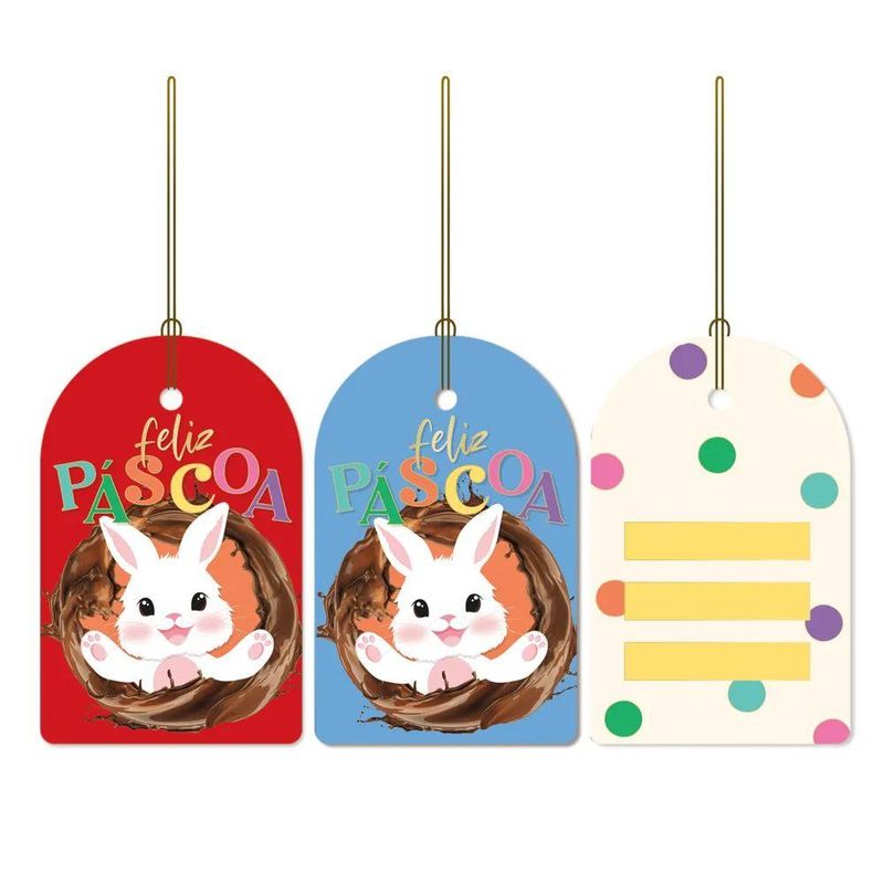 Tags P/ Presente Felicita Ref.: 18000172 Cromus (12 unidades)