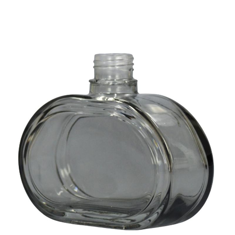 Frasco de Vidro Tammy Fumê P/ Difusor S/ Tampa 300ml Rosca 28mm Ref. WC411125 BM36 (01 unidade)