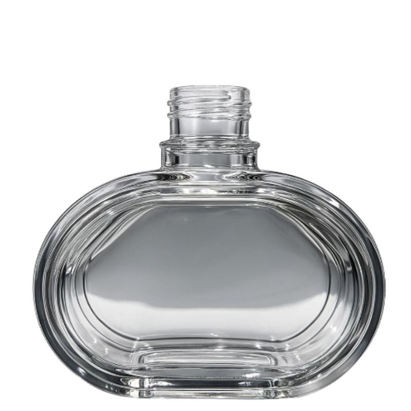 Frasco de Vidro Tammy Fumê P/ Difusor S/ Tampa 300ml Rosca 28mm Ref. WC411125 BM36 (01 unidade)