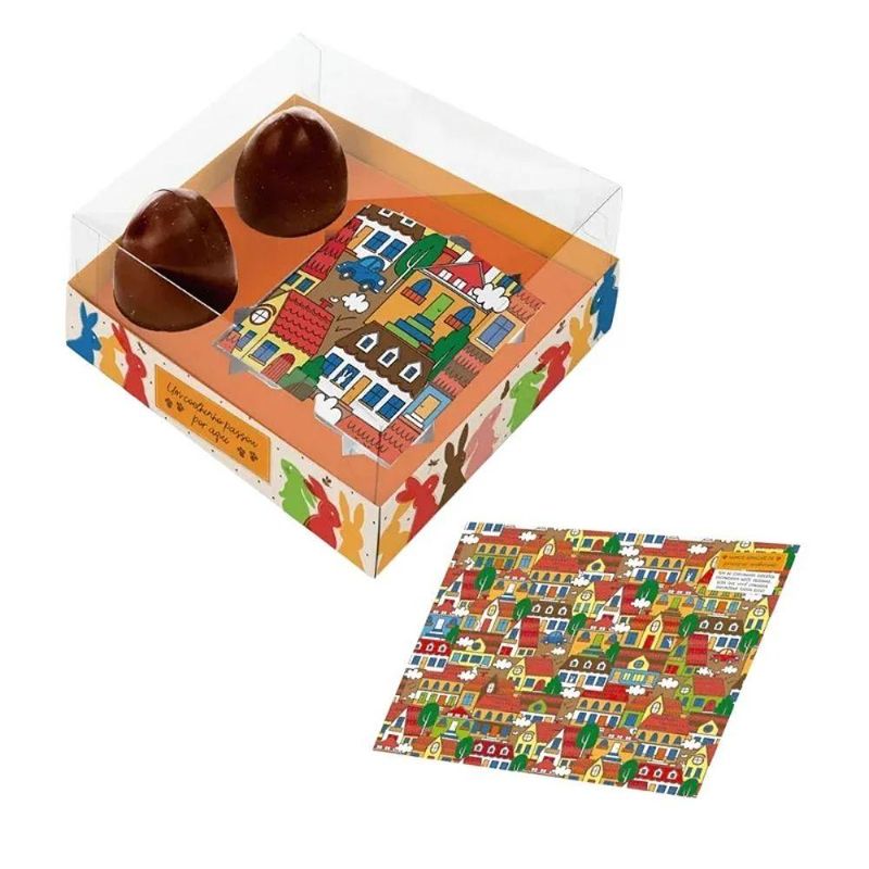 Kit Jogo Onde Está Coelho Passeio na Cidade P/ 2 Ovos de 50g Ref.: 13008402 Cromus (01 unidade)