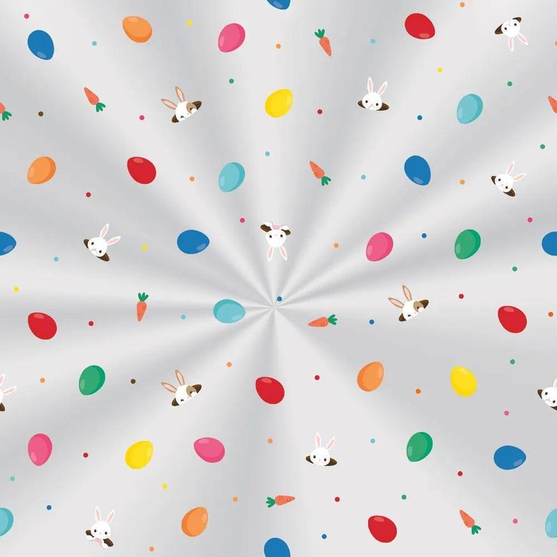 Saco Transparente 15x29cm Coelhinho Sai da Toca Ref.: 11301182 Cromus (50 unidades)