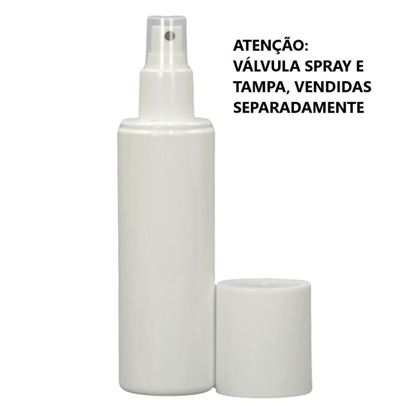 Frasco PET Body Splash Branco S/ Tampa S/ Válvula 200ml Rosca 24/410 (01 unidade)