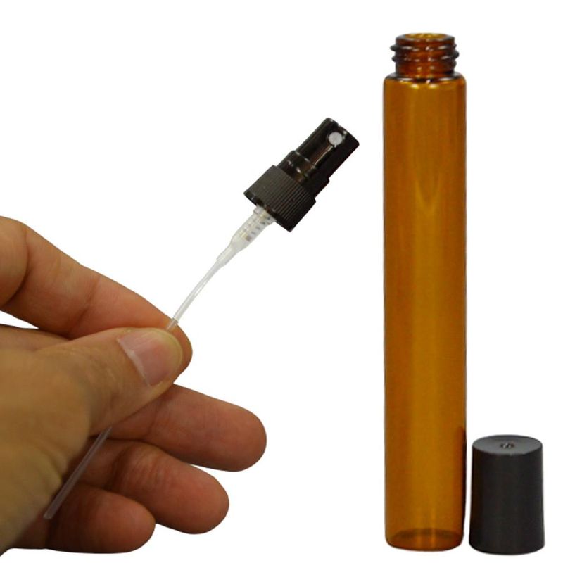 Flaconete de Vidro Âmbar para Porta Perfume 10ml BM36 (01 unidade)