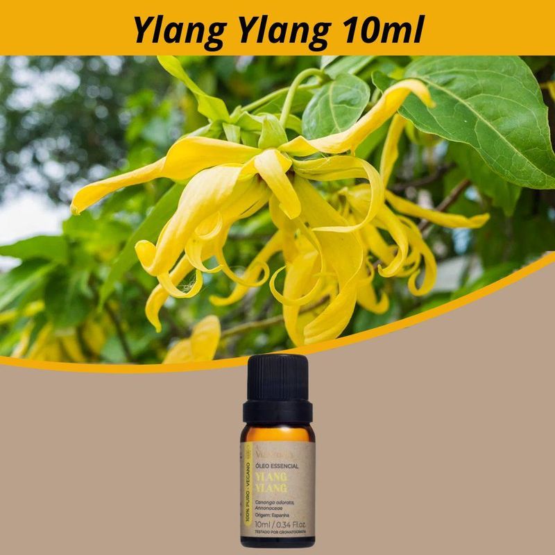 Óleo Essencial Ylang Ylang Via Aroma (10ml)