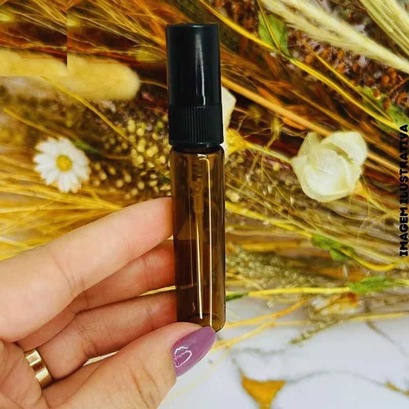 Flaconete de Vidro Âmbar para Porta Perfume 5ml BM36 (01 unidade)