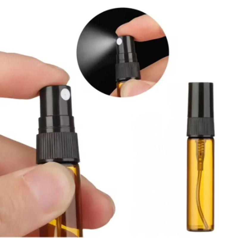 Flaconete de Vidro Âmbar para Porta Perfume 5ml BM36 (01 unidade)