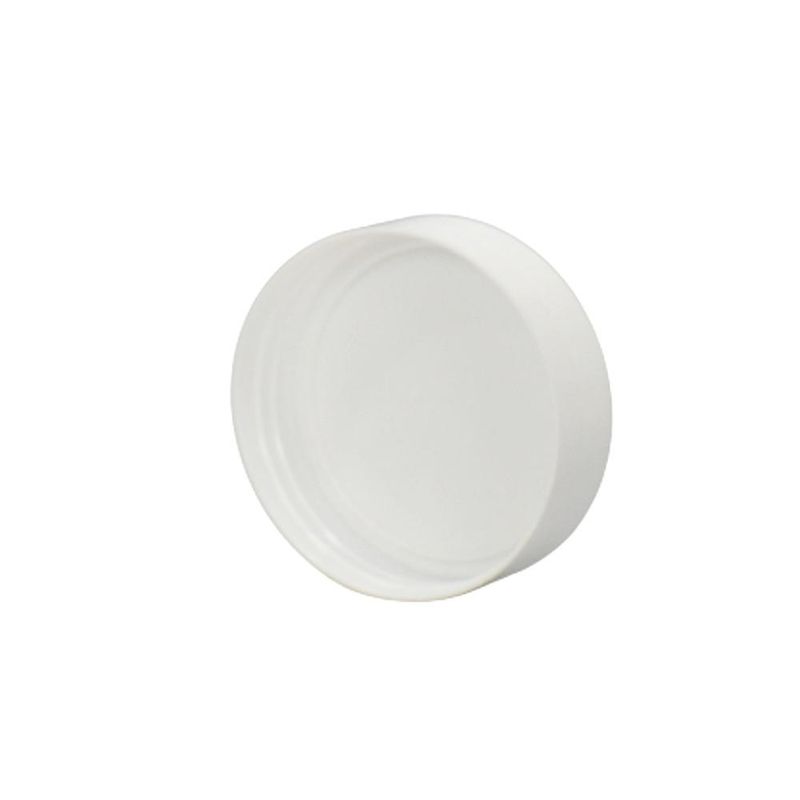 Tampa Plástica Lisa 52mm Branca P/ Pote de 250ml Irmãos Haluli (01 unidade)