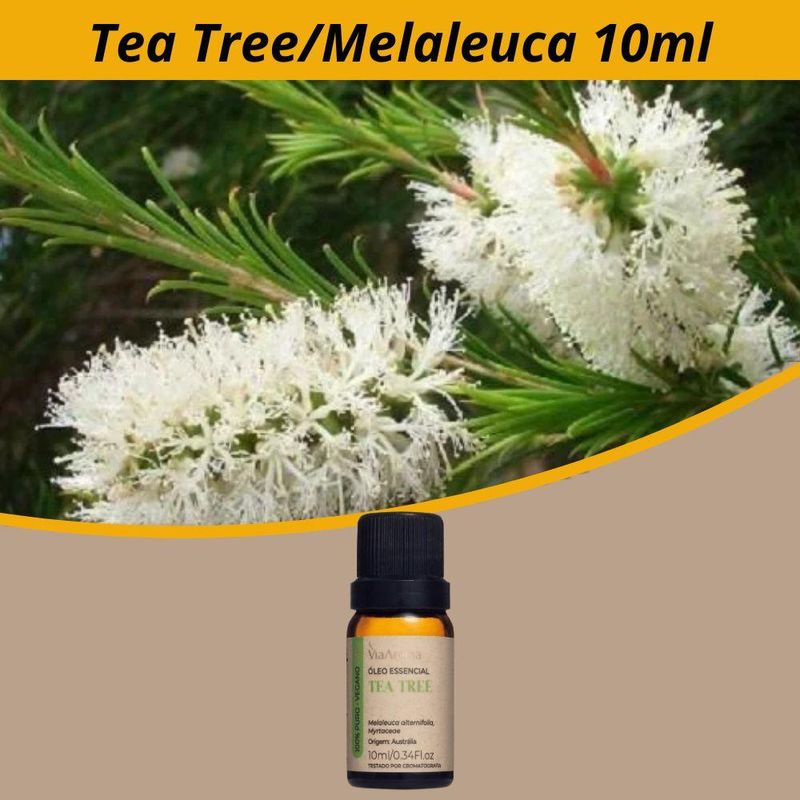 Óleo Essencial Tea Tree ViaAroma (10ml)