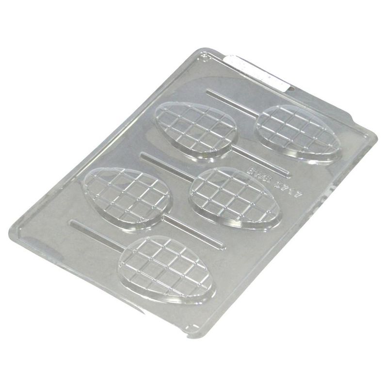 Forma Simples de Acetato Pirulito Ovo Tablete C/ 5 Cavidades Ref. 3717 BWB (01 unidade)