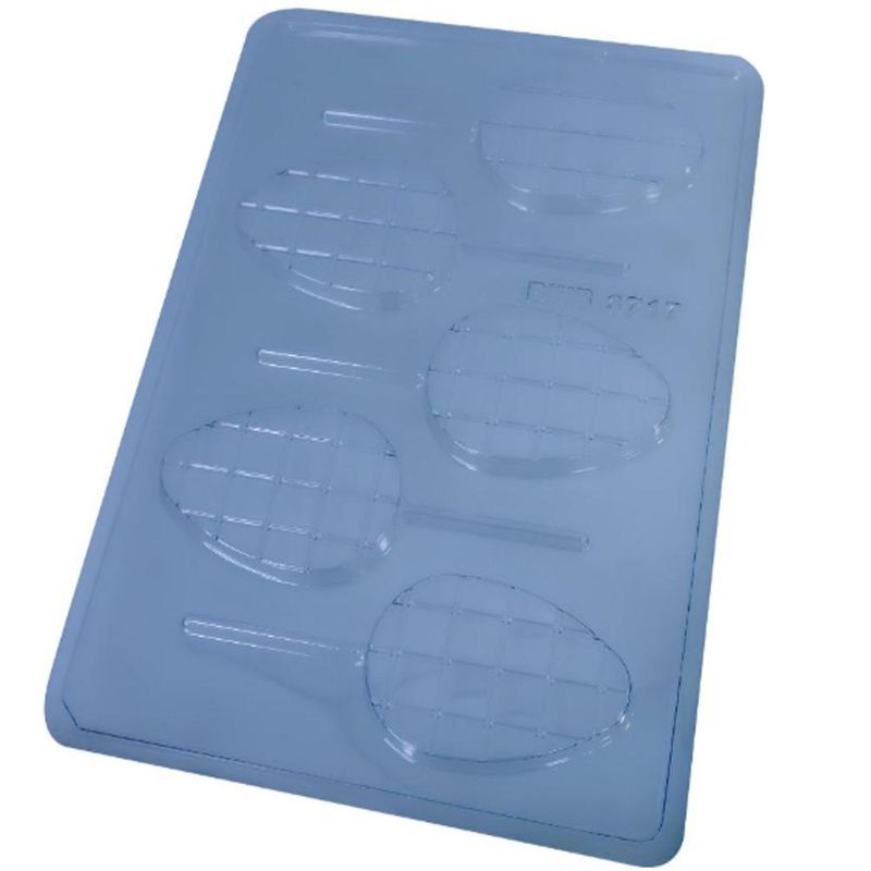 Forma Simples de Acetato Pirulito Ovo Tablete C/ 5 Cavidades Ref. 3717 BWB (01 unidade)