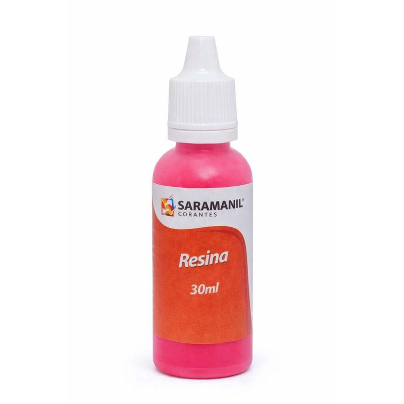 Pigmento Líquido para Resina Rosa Básico Saramanil (30ml)