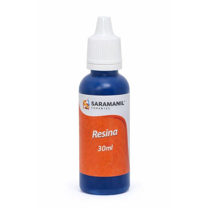 Pigmento Líquido para Resina Azul Básico Saramanil (30ml)