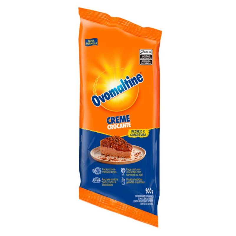 Recheio e Cobertura Creme Crocante Ovomaltine (900 gramas)