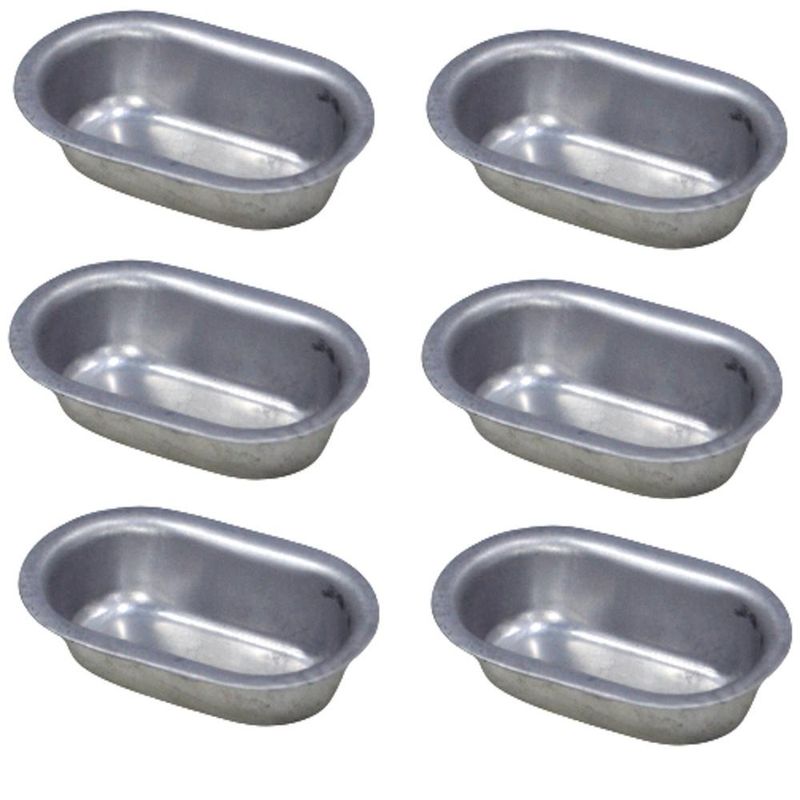 Forma de Alumínio Eclair 7x3,5x2 Ref. 872 Alumínio Circular (06 unidades)