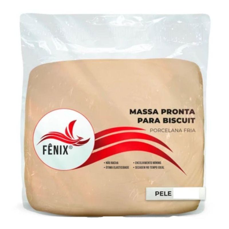 Massa Biscuit Pele 900g Fênix Art (01 unidade)
