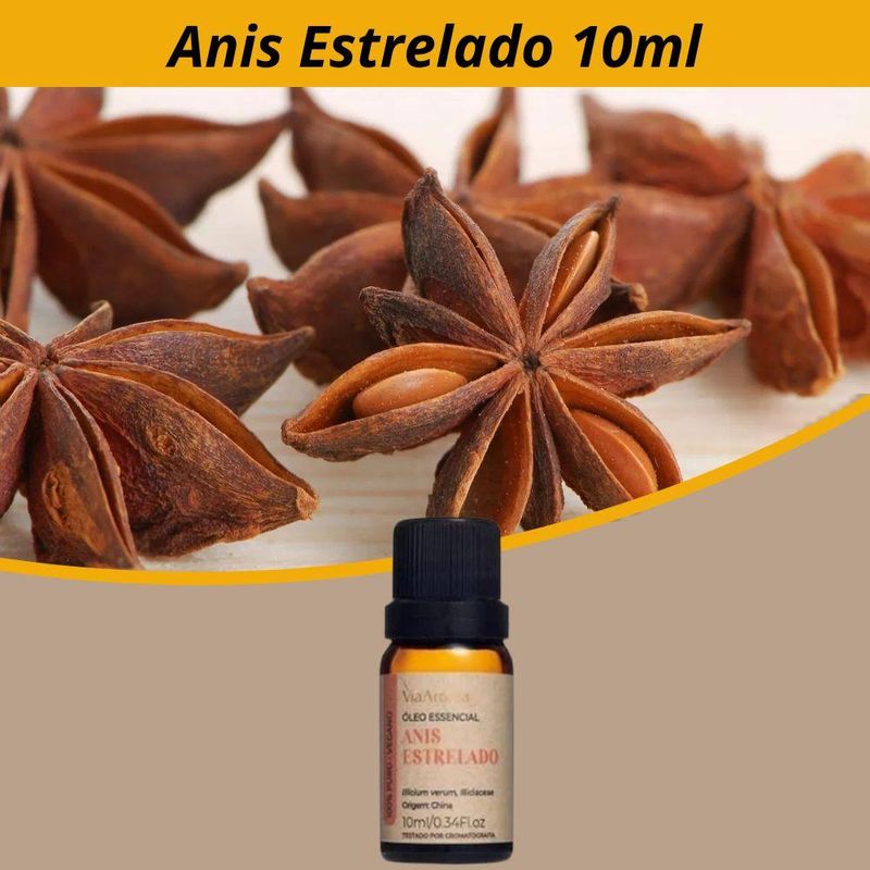 Óleo Essencial Anis Estrelado Via Aroma (10ml)