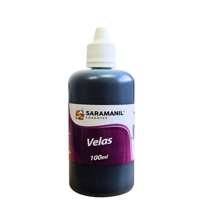 Corante Líquido para Velas Marrom Saramanil (100ml)