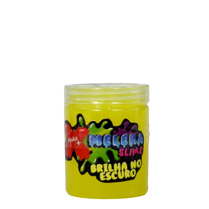 Slime Meleka Brilha no Escuro Ref. 14551 Make+ (130 gramas)