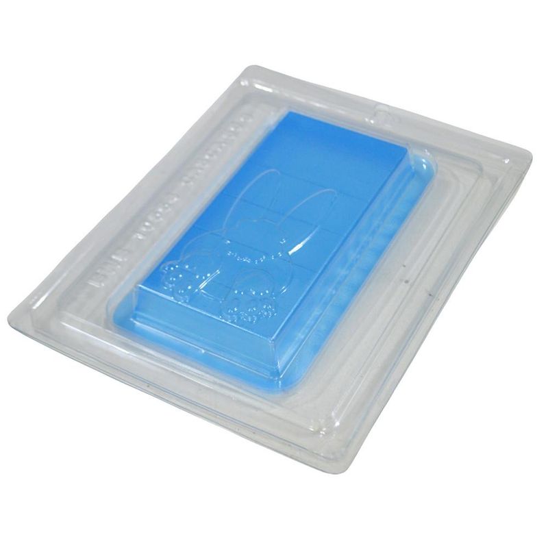 Forma de Acetato com Silicone Barra Bumbum Coelho 50gr Ref. 10564 BWB (01 unidade)