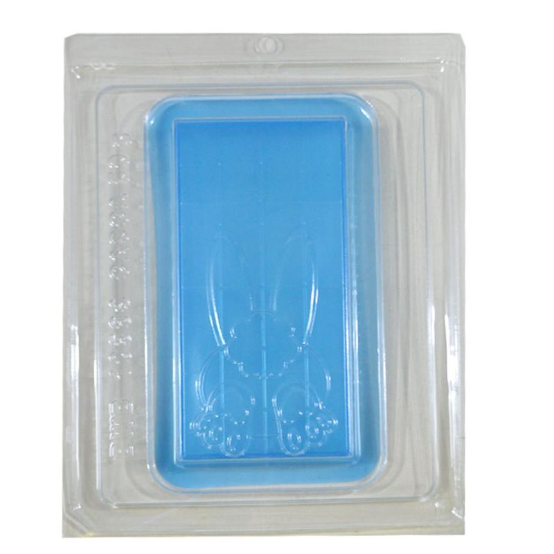 Forma de Acetato com Silicone Barra Bumbum Coelho 50gr Ref. 10564 BWB (01 unidade)