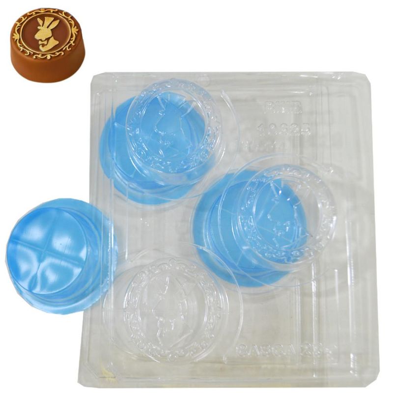 Forma de Acetato com Silicone Pão de Mel Clássico do coelho 23gr Ref. 10625 BWB (01 unidade)