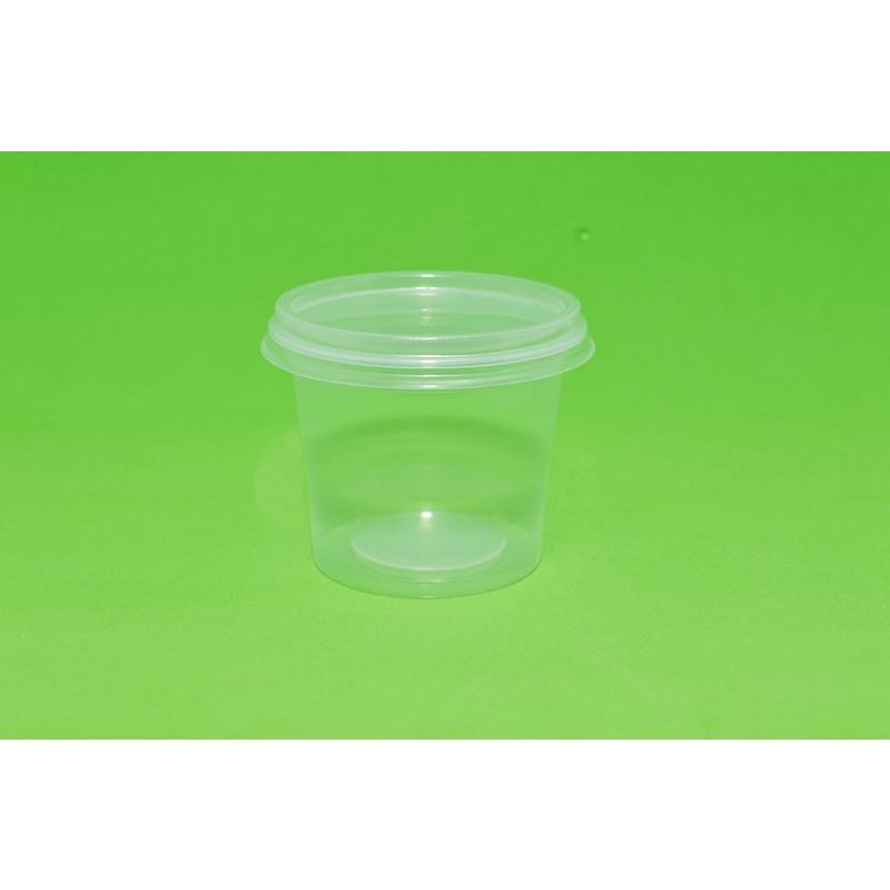 Pote Redondo Transparente com Tampa 140ml Copobras (Kit com 25 unidades)
