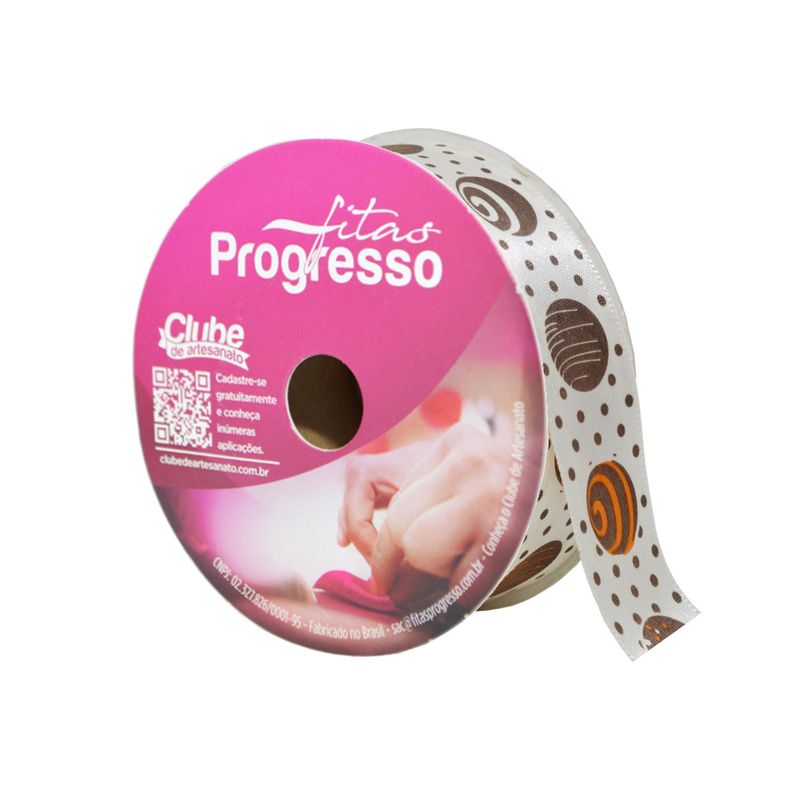 Fita 100% Poliéster ECF 005D Cor 128 Progresso (10 metros)