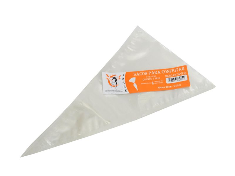 Saco para Confeitar Médio Descartável Fases (50UND)