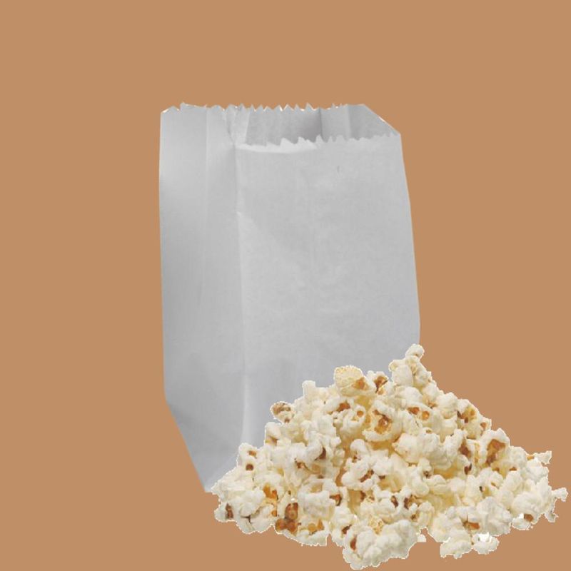 Saco de Papel Branco para Pipoca 01 Premiatta (500UND)