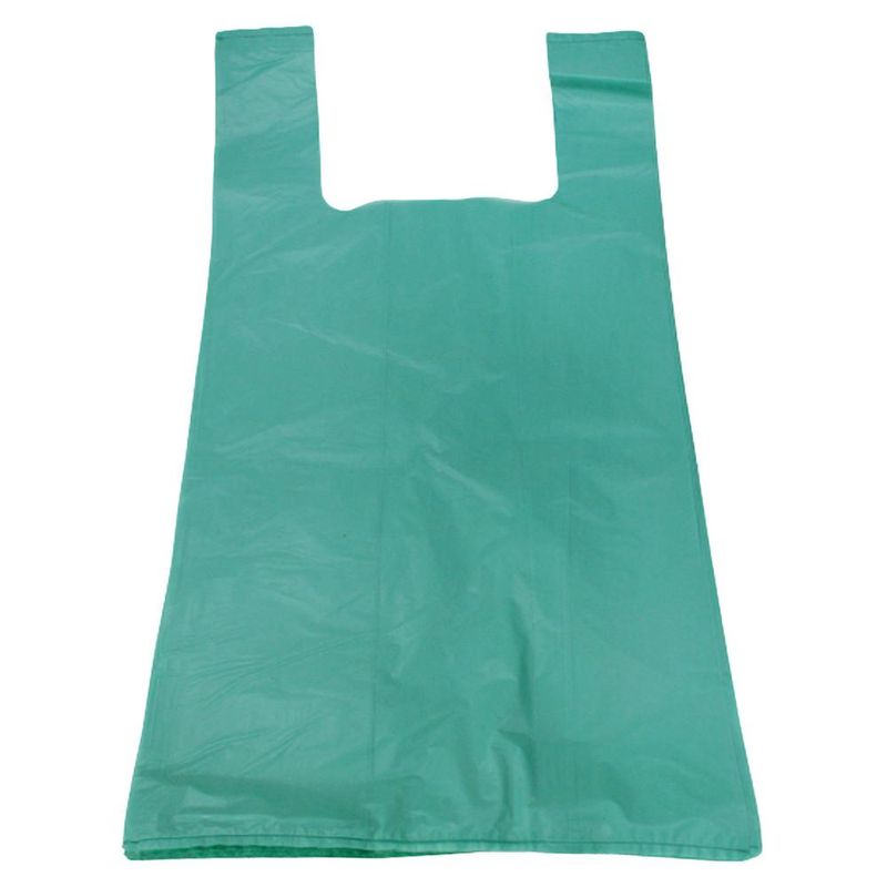 Sacola Plástica Lisa Verde 50x60x0,05 Ref. 20 Irmãos Haluli (01kg)