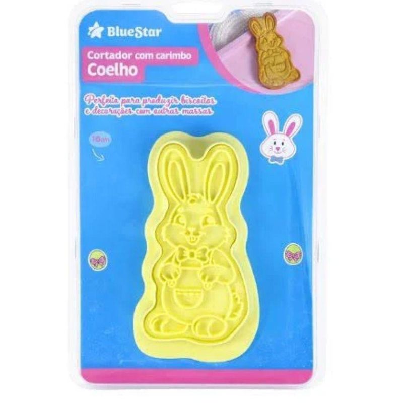 Cortador C/ Carimbo Coelho BlueStar (02 peças)