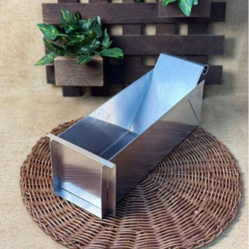 Forma de Alumínio Slice C/ Encaixe Frontal e Espátula 30x11x10cm Circular (01 unidade)