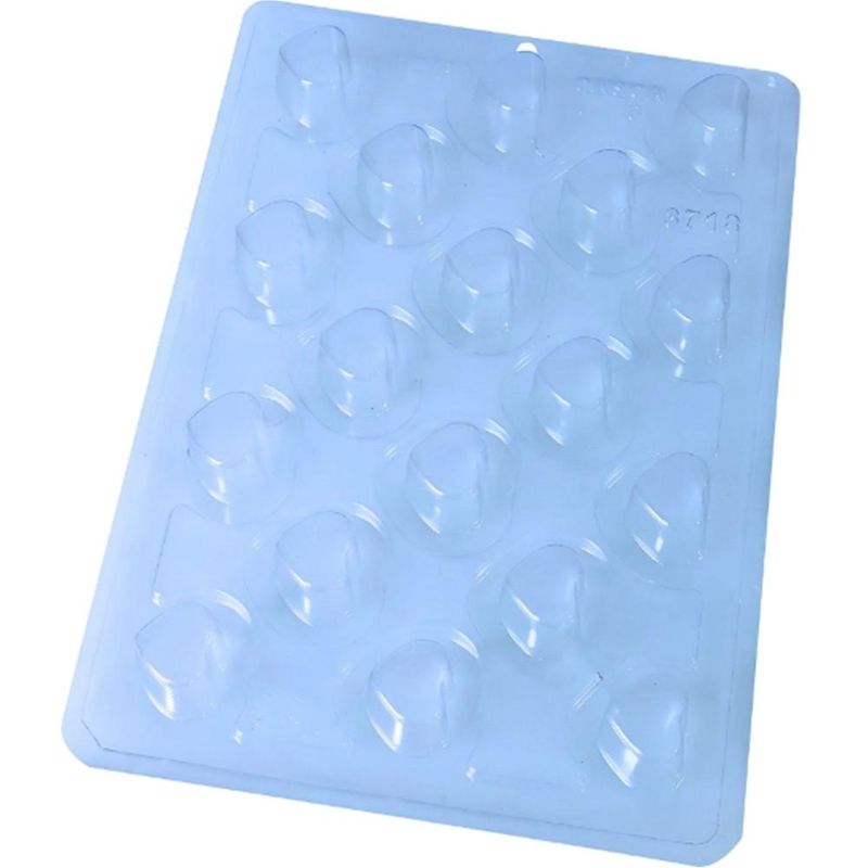 Forma de Acetato C/ Silicone SP Buffet Coração 18 Cavidades 6gr Ref. 3718 BWB (01 unidade)