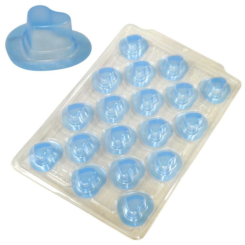Forma de Acetato C/ Silicone SP Buffet Coração 18 Cavidades 6gr Ref. 3718 BWB (01 unidade)