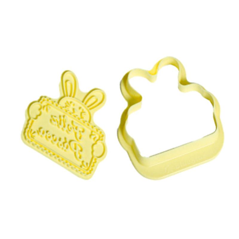 Cortador C/ Carimbo Feliz Páscoa BlueStar (02 peças)